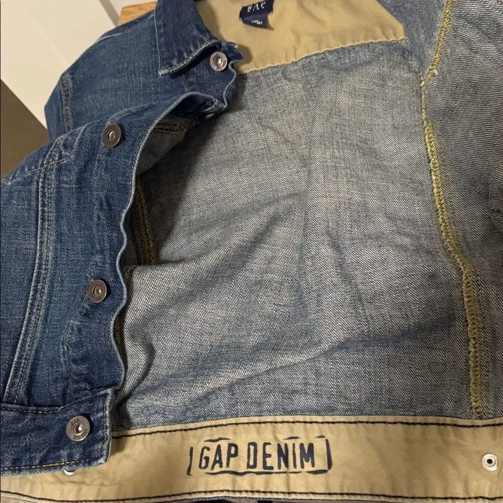 GAP Kids Youth Dark Wash Denim Blue Jacket Casual Unisex Size XXL (14-16) EUC